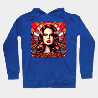 Lana Del Rey - Vintage Psychedelic Design Hoodie